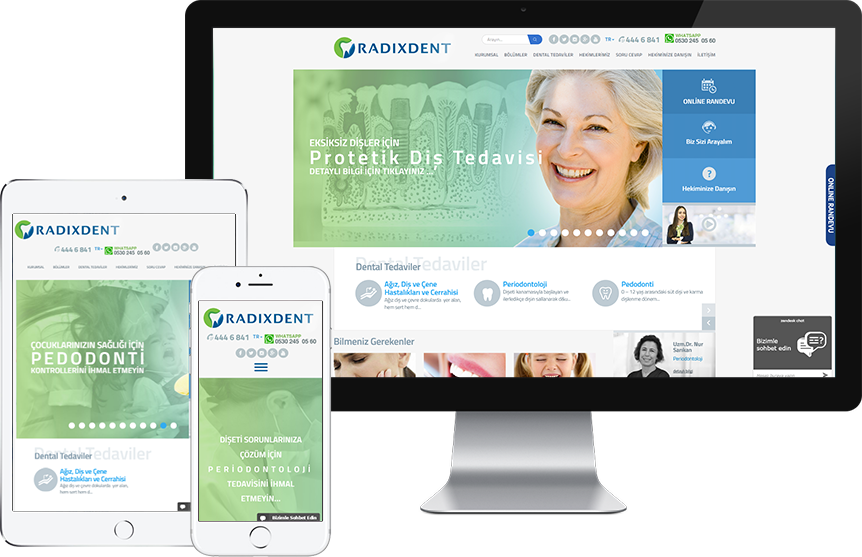 Radixdent Website tasarımı